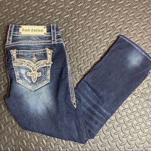 Rock Revival Crop Jeans